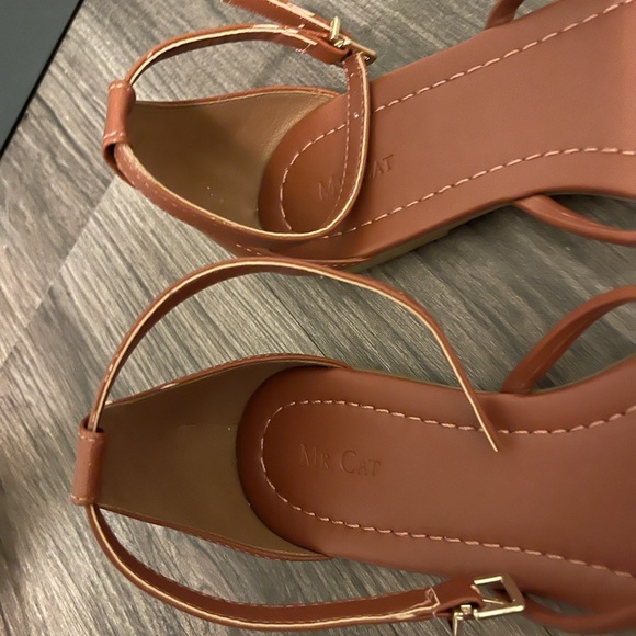 Mr. Cat Brown Leather Sandals- Made in Brazil Size 36 - Picture 2 of 7